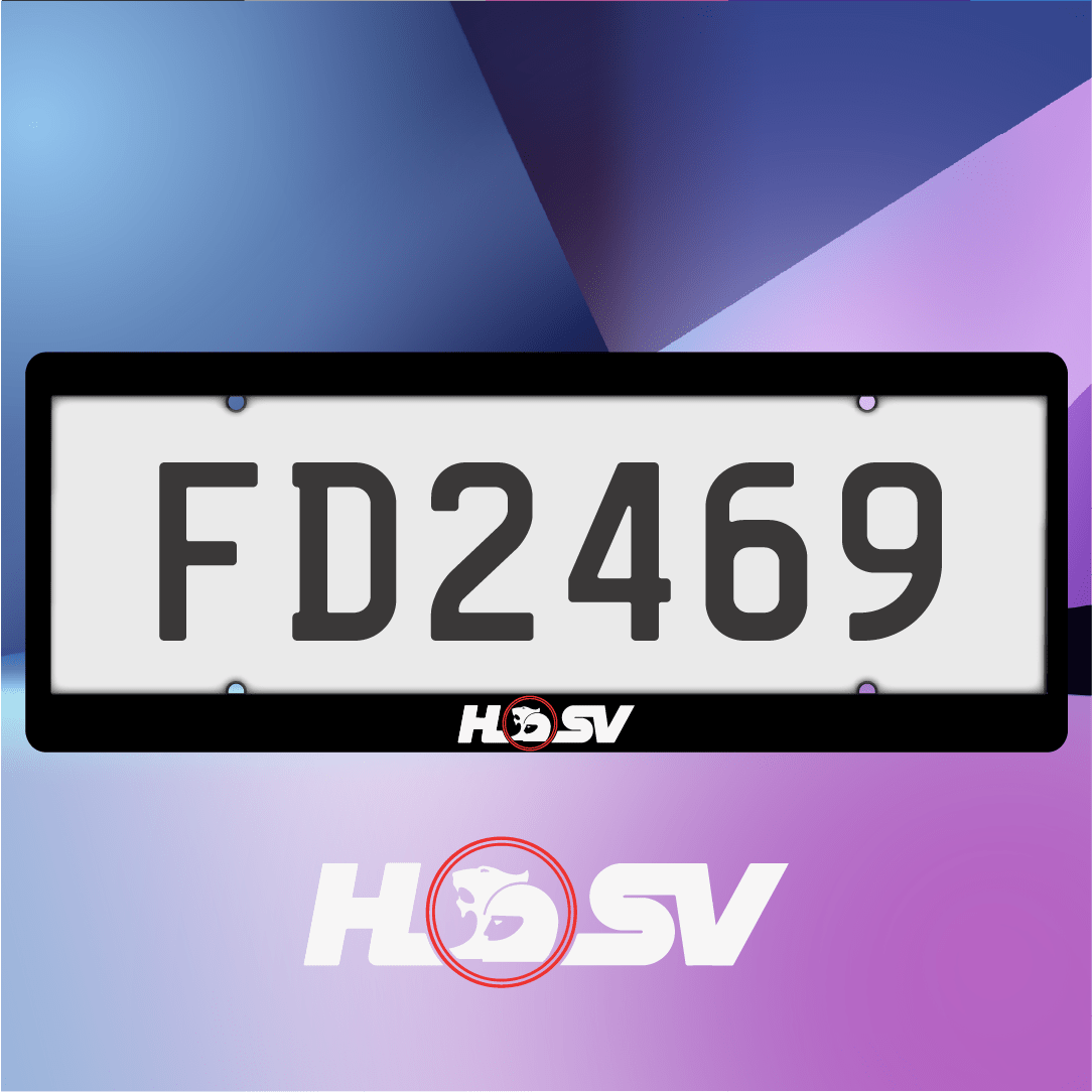 Holden HSV Plate Frames - Filthy Dog Decals