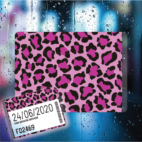 Leopard Print Pink - Filthy Dog Decals