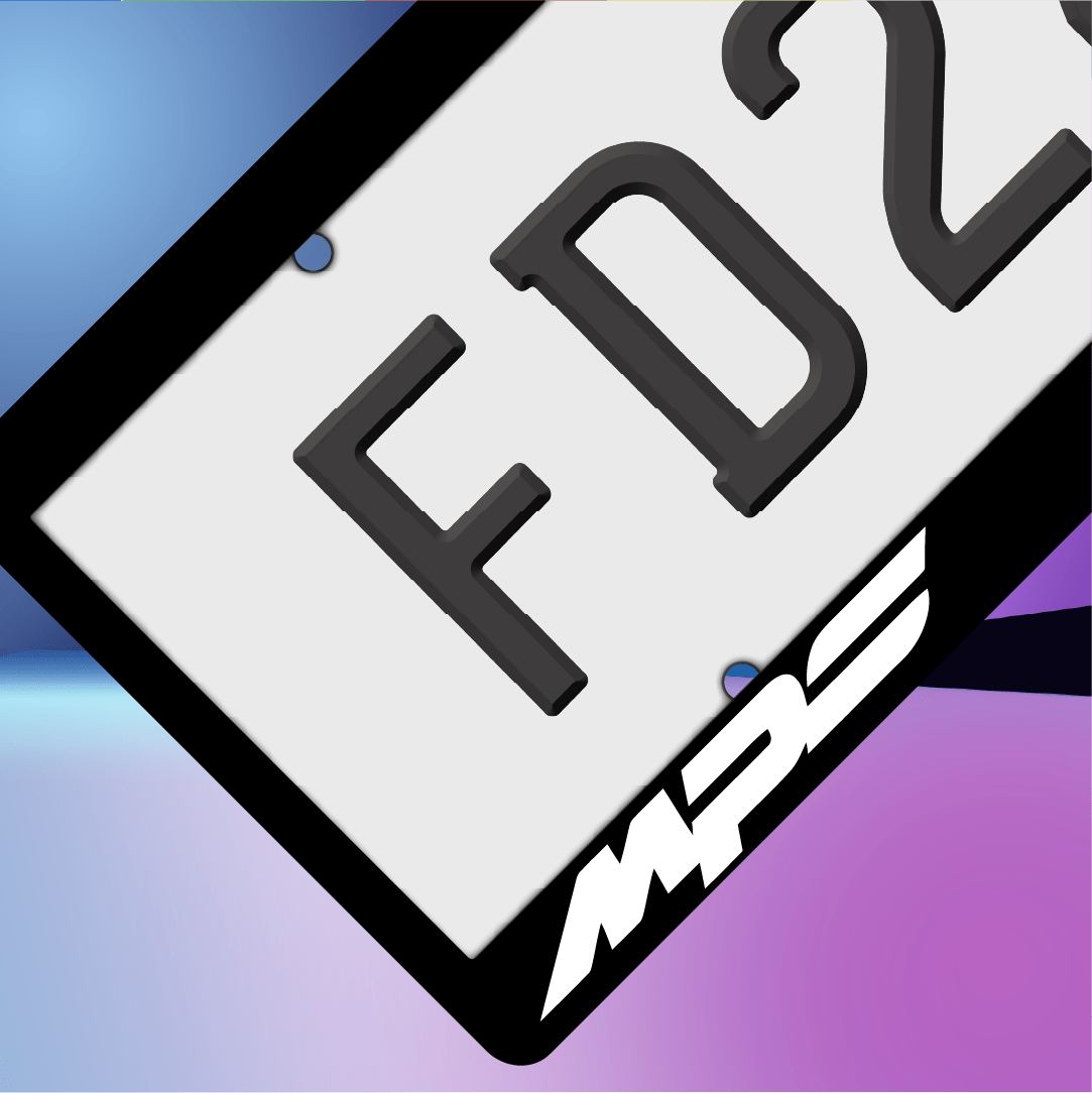 MPS Plate Frames - Filthy Dog Decals