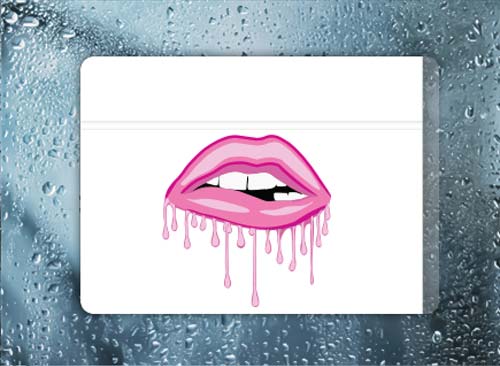 Pink Lips - Filthy Dog Decals