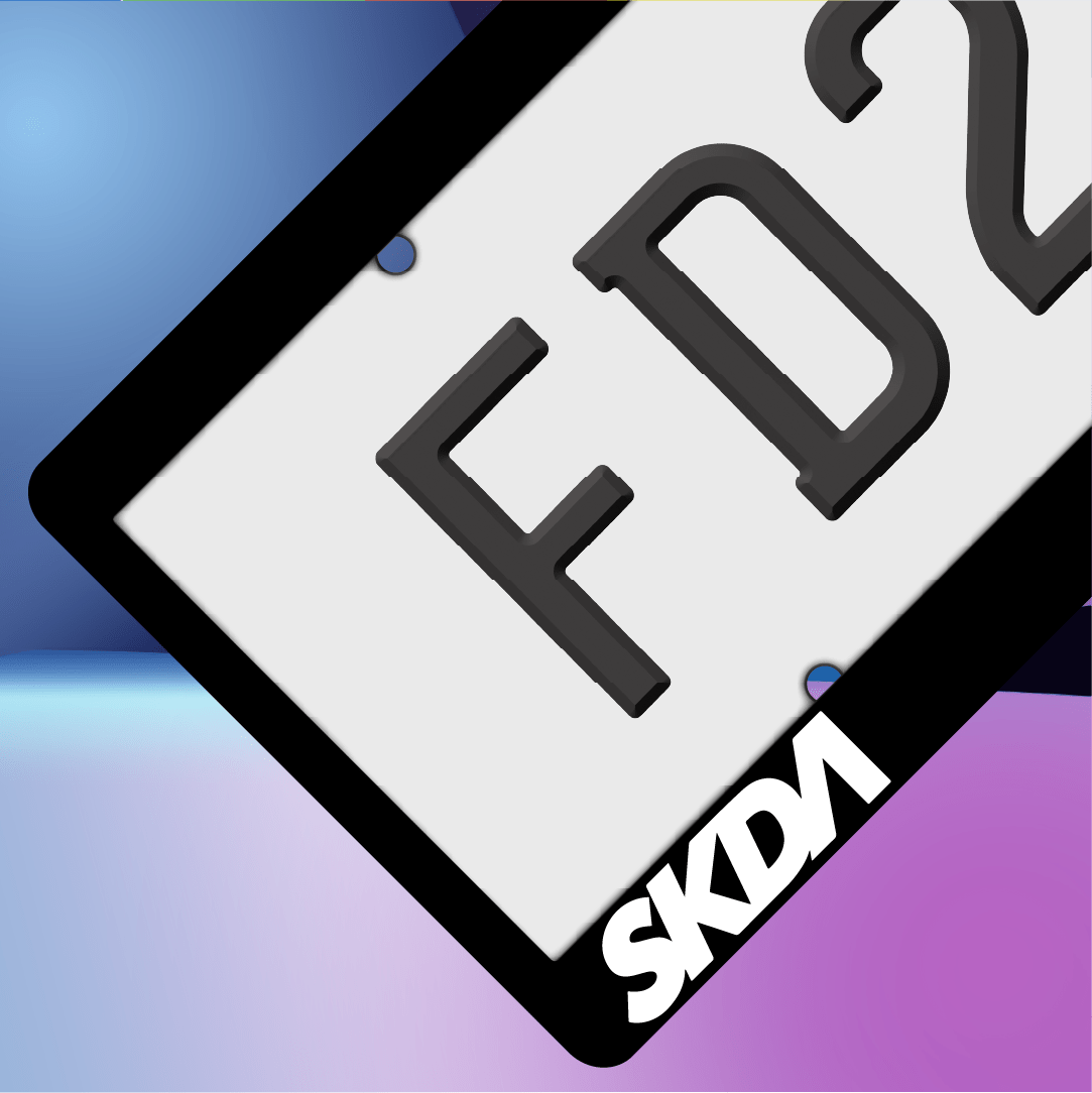 SKDA Plate Frames - Filthy Dog Decals