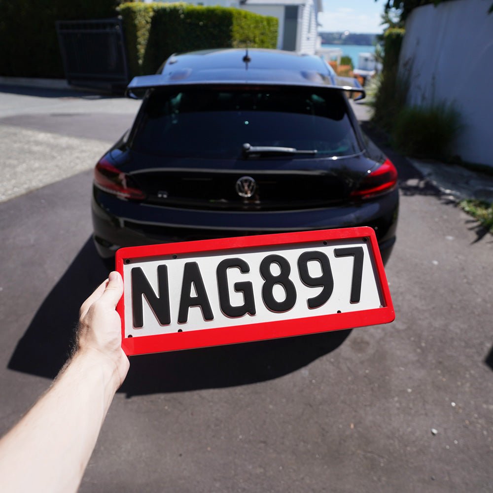 Standard Number Plate Frames - Unprinted - Filthy Dog Decals